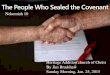 The people who sealed the covenant ha26 05032015