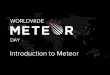 Meteor Day Talk