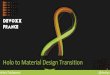 Holo to material design - Devoxx France 2015