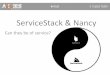 Visug session 3/9/2014 - ServiceStack & Nancy