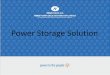 power storage solution
