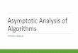 Asymptotic analysis of