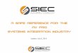 SIEC: a safe reference for the AV Pro Systems Integration industry