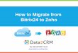 Bitrix24 to Zoho: Easy-to-Follow Guidelines
