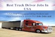Truck drivers jobs america top companies