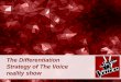 Differentiation strategy of The Voice US