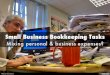 Small Business Bookkeeping Tasks