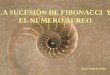 La sucesión de Fibonacci y el número áureo