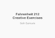 Fahrenheit 212 Creative Exercises