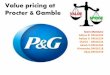 Value pricing in P&G