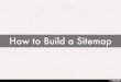 How to Build a Sitemap