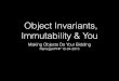 2015 04-15 object invariants, immutability & you (v2) - NijmegenPHP