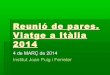 Reunió de pares ITÀLIA 13-14