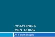 Coaching & mentoring