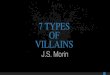 7 types of villains