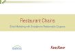 Restaurant Chains - Email Marketing with Smartphone Redeemable Coupons