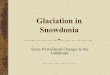 Glaciation In Snowdonia   Some Post Glacial Changes