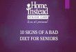 10 Signs of a Bad Diet for Seniors