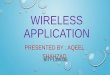 Wireless application by Aqeel pucit