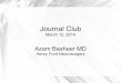 Azam Basheer MD Journal Club 3.11.14 (1)