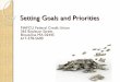 BWH Young Professionals: MAFCU Credit Union Setting Goals & Priorities (4/24/12)