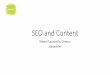Seo and Content Presentation