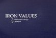 Iron Values TPC Chapter 3