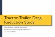 Tractor Trailer Drag Reduction Study