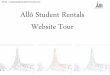 Allo Student Rental Website Tour