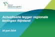 DSD-NL 2014 - Geo Klantendag - 8. Actualisatie legger regionale keringen rijnland