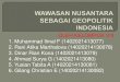 Wawasan Nusantara sebagai Geopolitik Indonesia