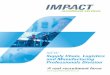 Impact Supply Chain, Logistics & Manufacturing flyer