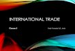 International trade course 5