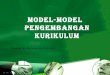 Model-model pengembangan kurikulum