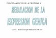 Regulacion de la expresion genica 2011- medical biotechnology
