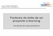 Factores de éxito de un proyecto e-learning: Lecciones de casos prácticos
