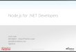 Node.js for .NET Devs