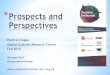 P. Crogan. Prospects and perspectives intro