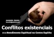Conflitos existenciais e o atendimento no centro espírita(Leonardo Pereira)