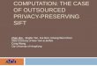 Towards Efficient Privacy-preserving Image Feature Extraction in Cloud Computing