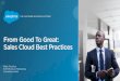 Sales cloud best practices your steps to success