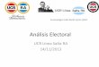 Análisis electoral. UCR Línea Salta RA (14/11/2013)