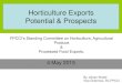ANALYSIS OF PAKISTAN'S HORTICULTURE EXPORTS