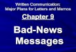 Bad news messages