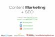Content Marketing + SEO - Cezary Lech - SemCamp 29 styczeń 2015
