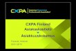 CXPA Finland 2015 - Sirte Pihlaja - CXPA Finland