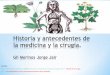 Historia y antecedentes de la medicina y la