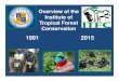 Overview of the Institute of Tropical Forest Conservation (ITFC) Uganda