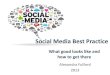 Social media best practice v2