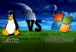 Presentase windows vs linux